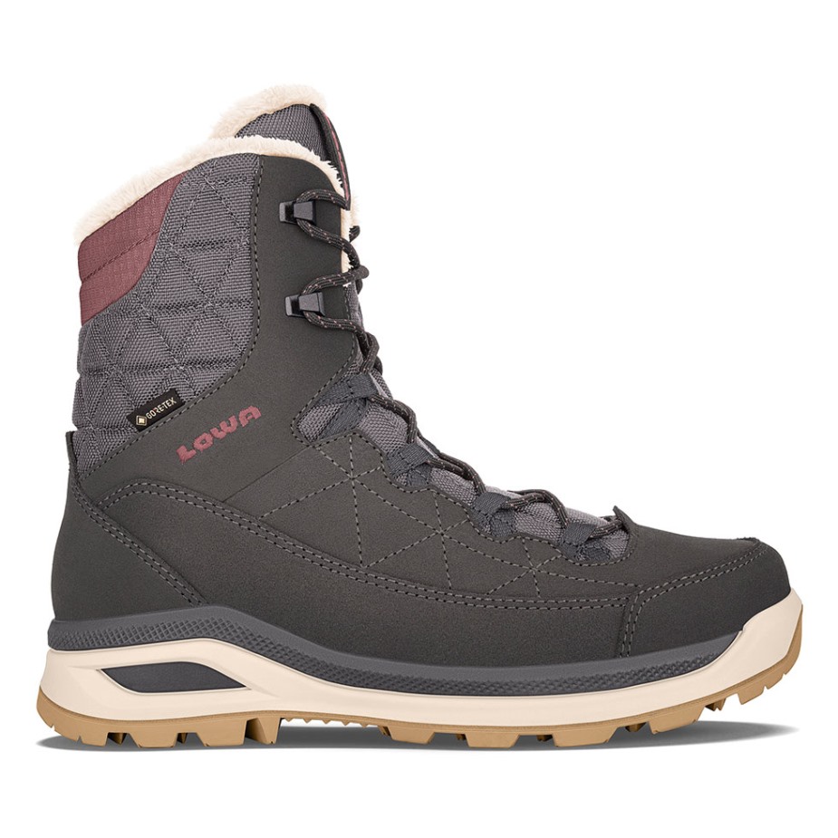 Antracit/maro Trandafir Lowa Ottawa Gtxws