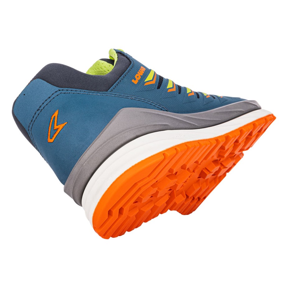 Lowa Axos Gtxlo Steel Blue/lime