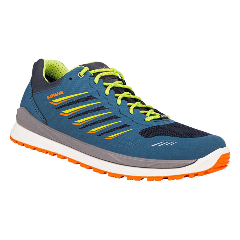 Lowa Axos Gtxlo Steel Blue/lime