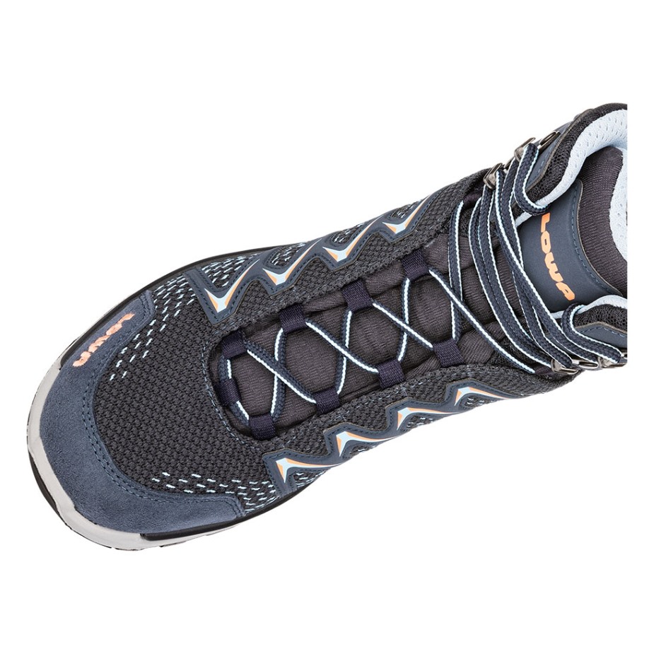 Lowa Steel Blue/salmon Innox Pro Gtxmid Ws