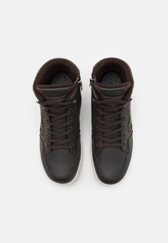 Cizme De Iarna Lowa Bosco Gtx Maro Inchis/portocaliu