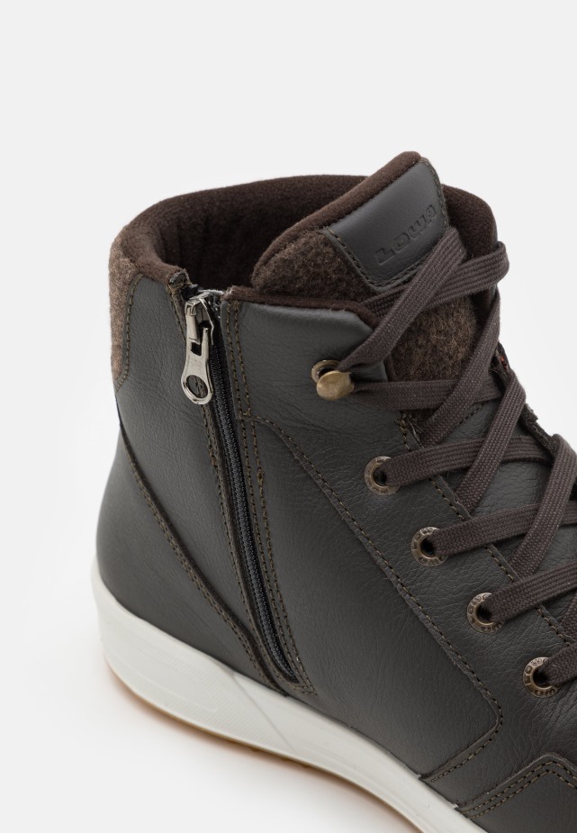 Cizme De Iarna Lowa Bosco Gtx Maro Inchis/portocaliu