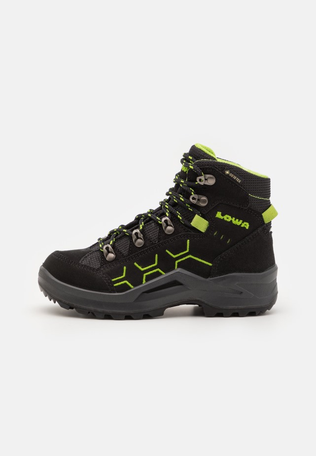 Pantofi De Drumeție Junior Kody Evo Gtxmid Lowa Negru/lime