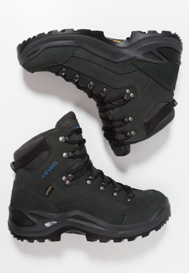 Pantofi De Drumeție Lowa Anthrazit/stahlblau Renegade Gtxmid