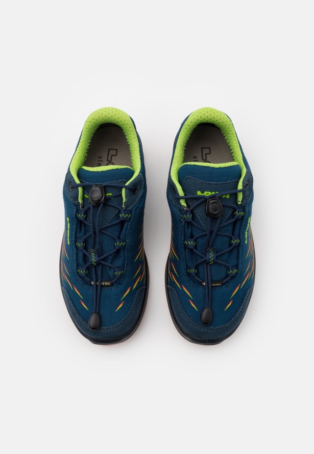 Pantofi De Drumeție Unisex Lowa Blau/orange Zirrox Gtxjunior