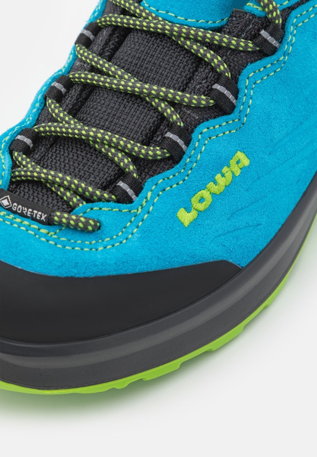 Pantofi De Drumeție Lowa Delago Gtxjunior Unisex Turcoaz/lime